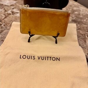 ⭐️⭐️Louis Vuitton Monogram Vernis Pochette Cles Key Pouch Keychain